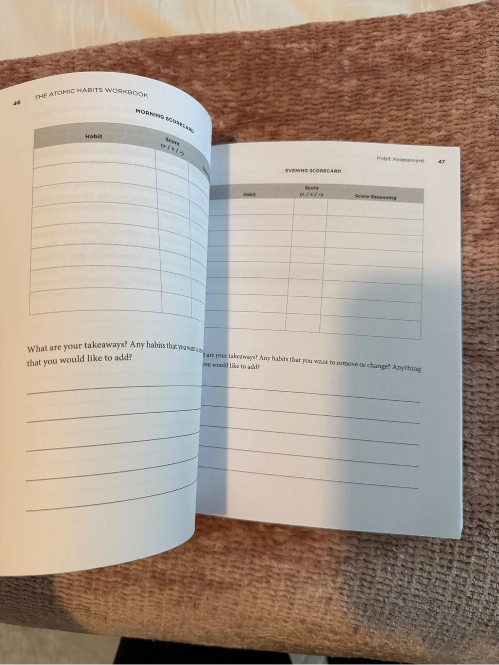 The Atomic Habits Workbook — Black
